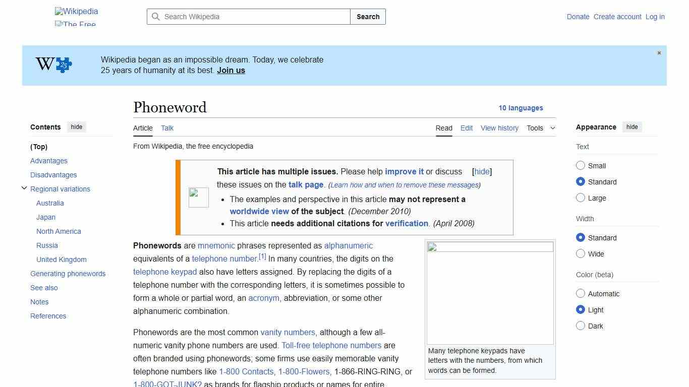 Phoneword - Wikipedia